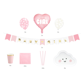 Partyset "Baby Girl"